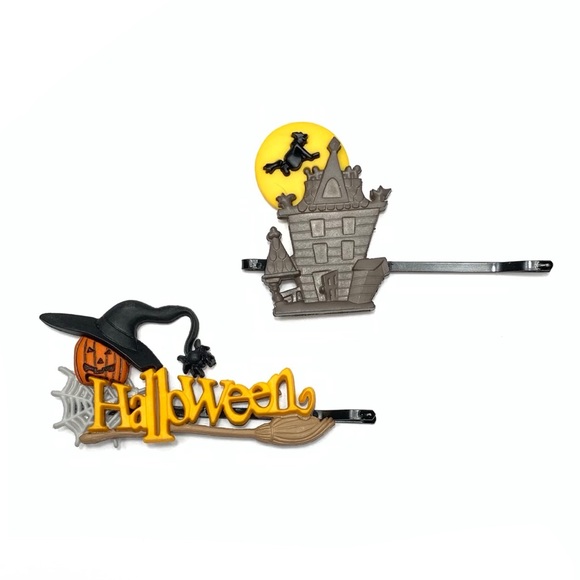 HAUNTED HOUSE Statement Hair Clip Barrette Pin - Picture 5 of 5